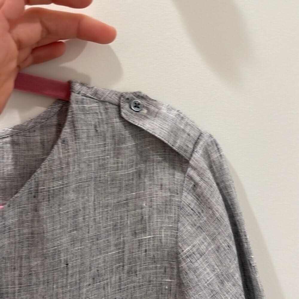 Joie XXS Rathana C Linen dress - gray - Picture 9 of 16